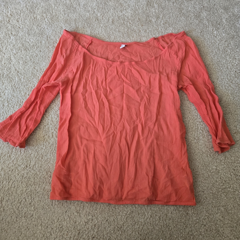 Old Navy Women's Vibrant Coral Blouse